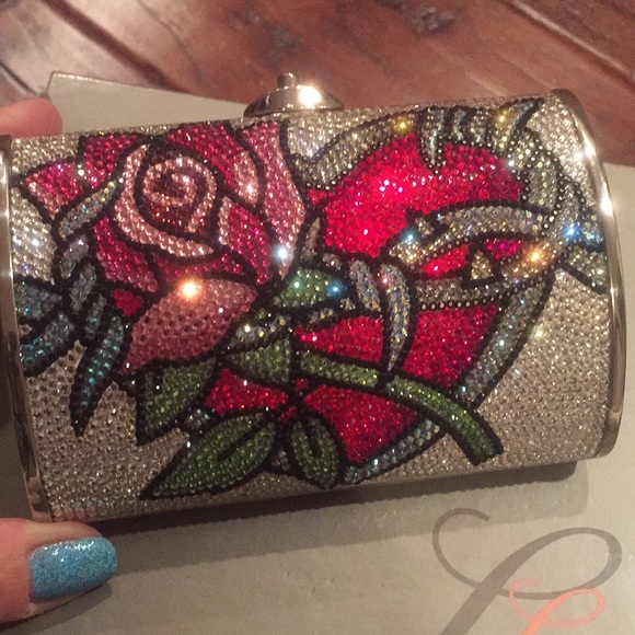 Judith Lieber Swarovski clutch, new - Picture 2 of 8
